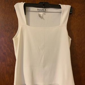 Joseph A Pure White Tank Top